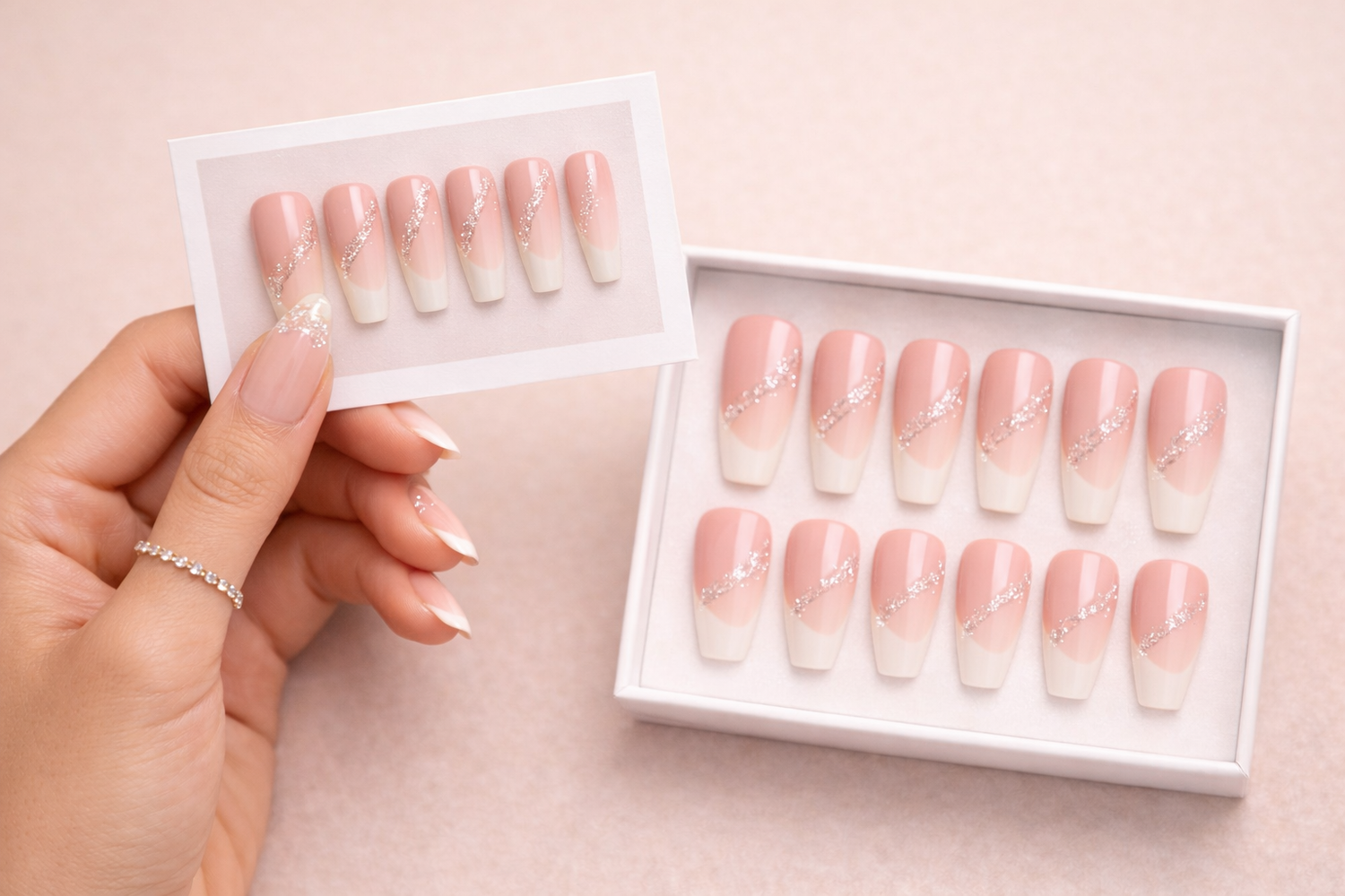 Press-on Nails Personnalisé avec votre model