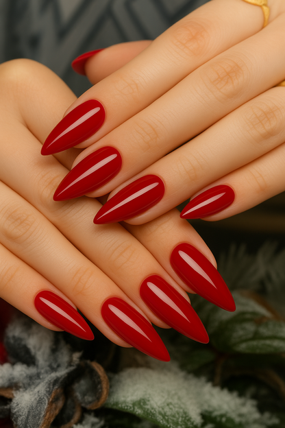 Red me Rouge Profond – Carré Court | Prêt-à-Porter | La Plume de Stella