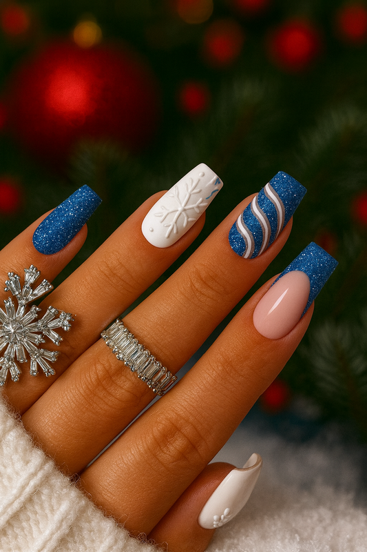 Press on nail a conches en ouche